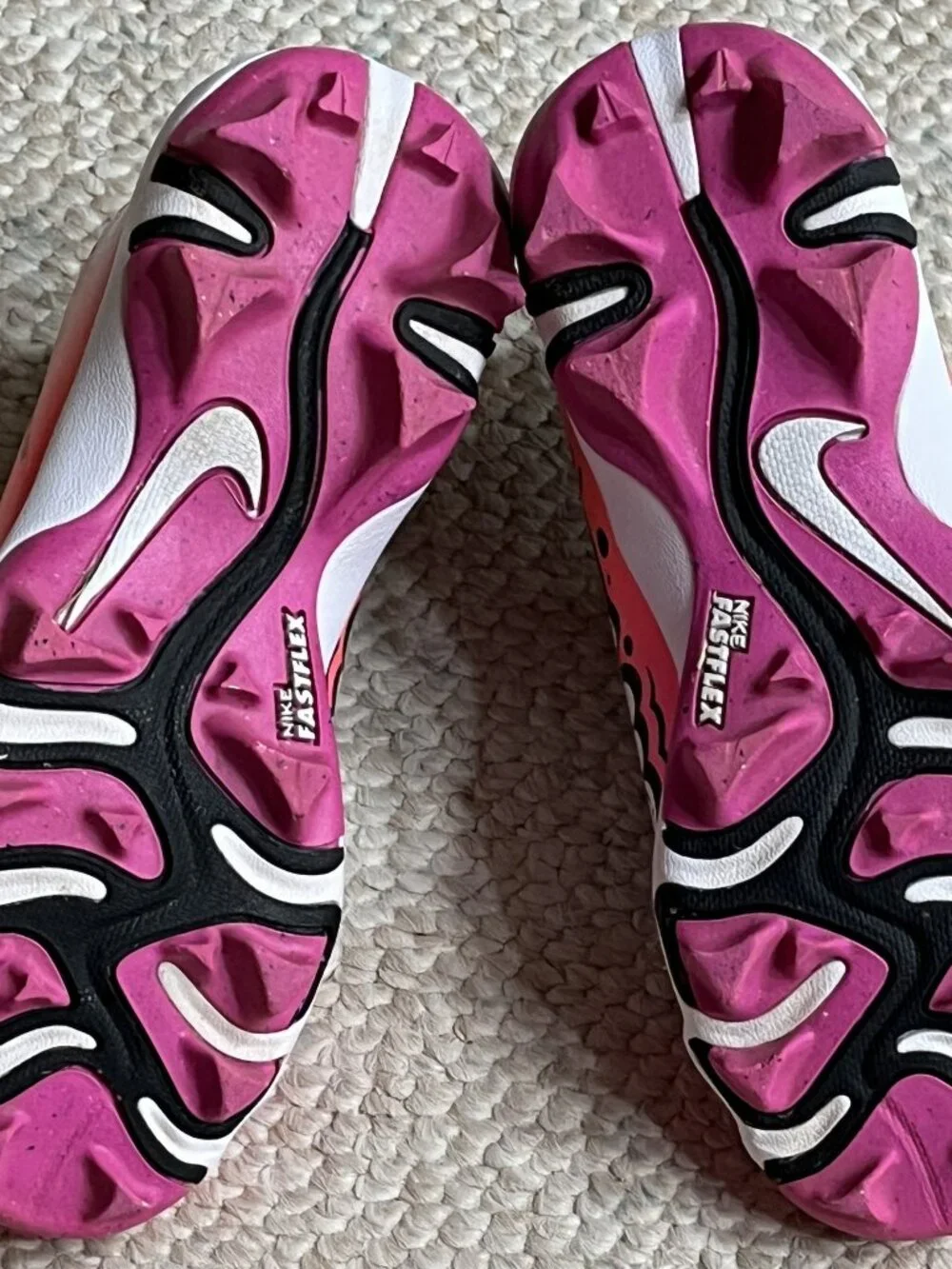 Nike Hyperdiamond Keystone Girl's Size 13C Pink Softball Cleats Shoes FZ8655-600